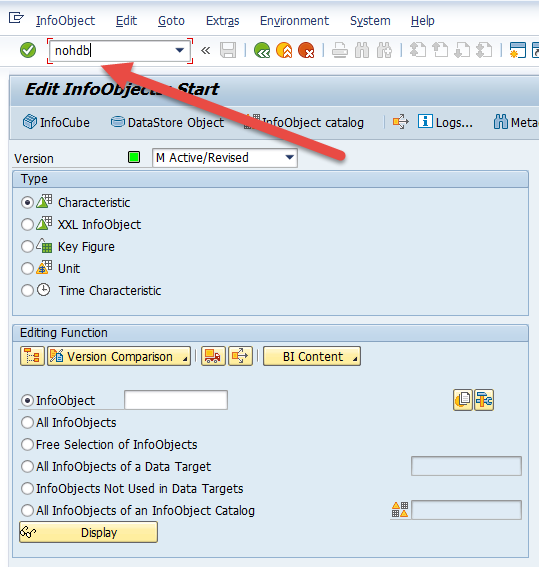 How to change/create InfoObjects with RSD1 as of BW 7.5 SP4 on HANA?