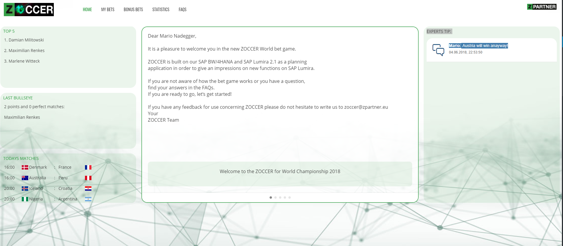 ZOCCER World Championship 2018