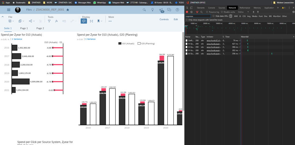 How to: Trace widgets in SAP Analytics Cloud stories connected via HANA Live Data Connection