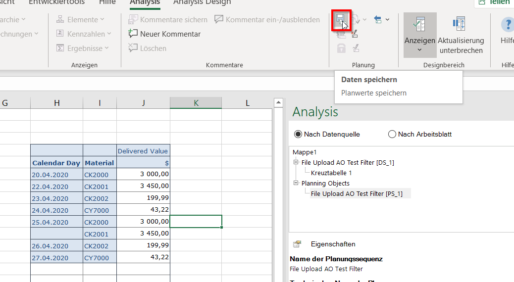 How to: Load a CSV file into SAP BW/4HANA using the Planning function type 0RSPL_FILE_UPLOAD_AO