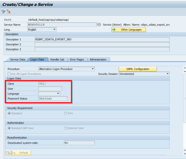 SAP ANALYTICS CLOUD (SAC) Planning write back to SAP BW with ODATA
