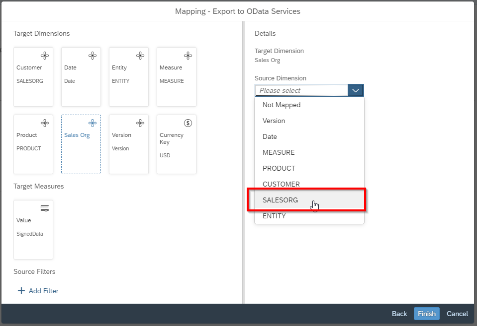 SAP ANALYTICS CLOUD (SAC) Planning write back to SAP BW with ODATA