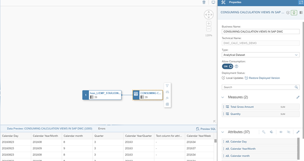 SAP Part 2. SAP HANA calculation views.