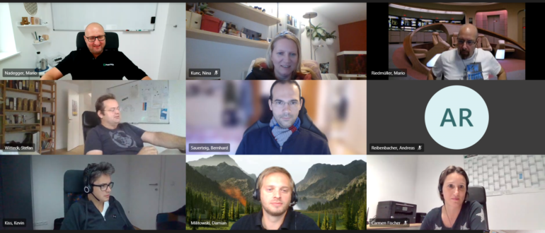 Das Herbstmeeting 2020 mit Microsoft Teams.