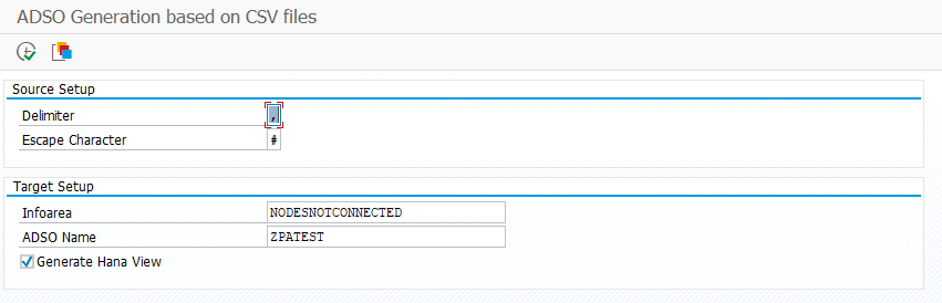 ABAP Toolbox – Generate ADSO from csv + Extraction
