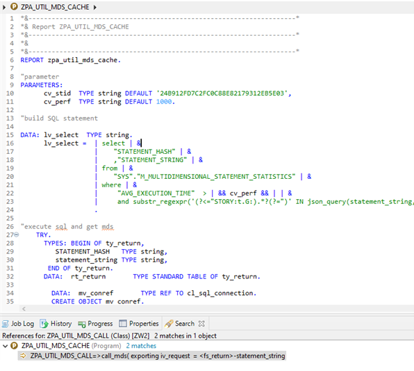 SAP Analytics Cloud Story SAP with HANA Live Connection ABAP Cache Warmer
