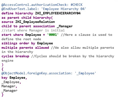 Hierarchies in Core Data Services for ABAP Part 2: CDS hierarchies