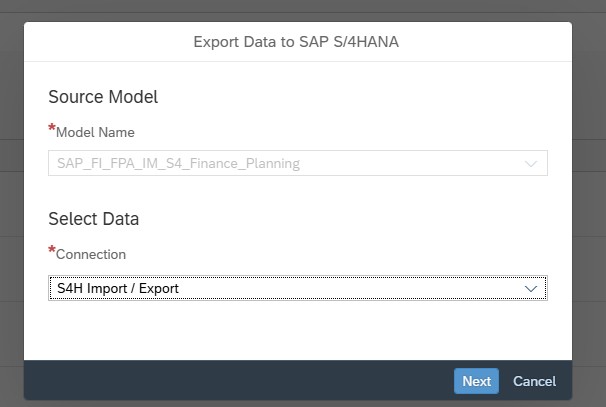 SAC  – Export native planning to SAP S/4HANA ACDOCP
